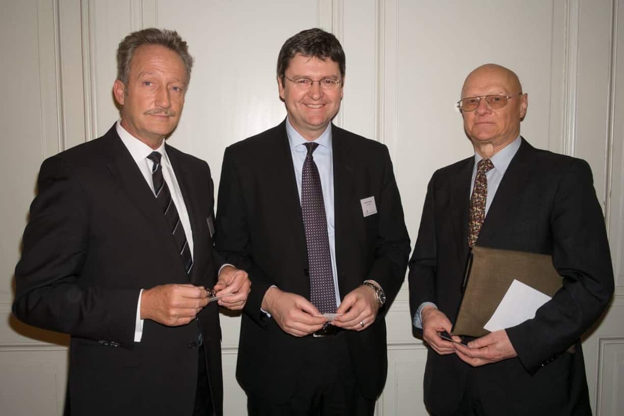 Romano Fäh, Client and Distribution Leader Switzerland, XL Insurance; François Longpré, XL Insurance; Walter Hediger, CEO Gallet Group AG