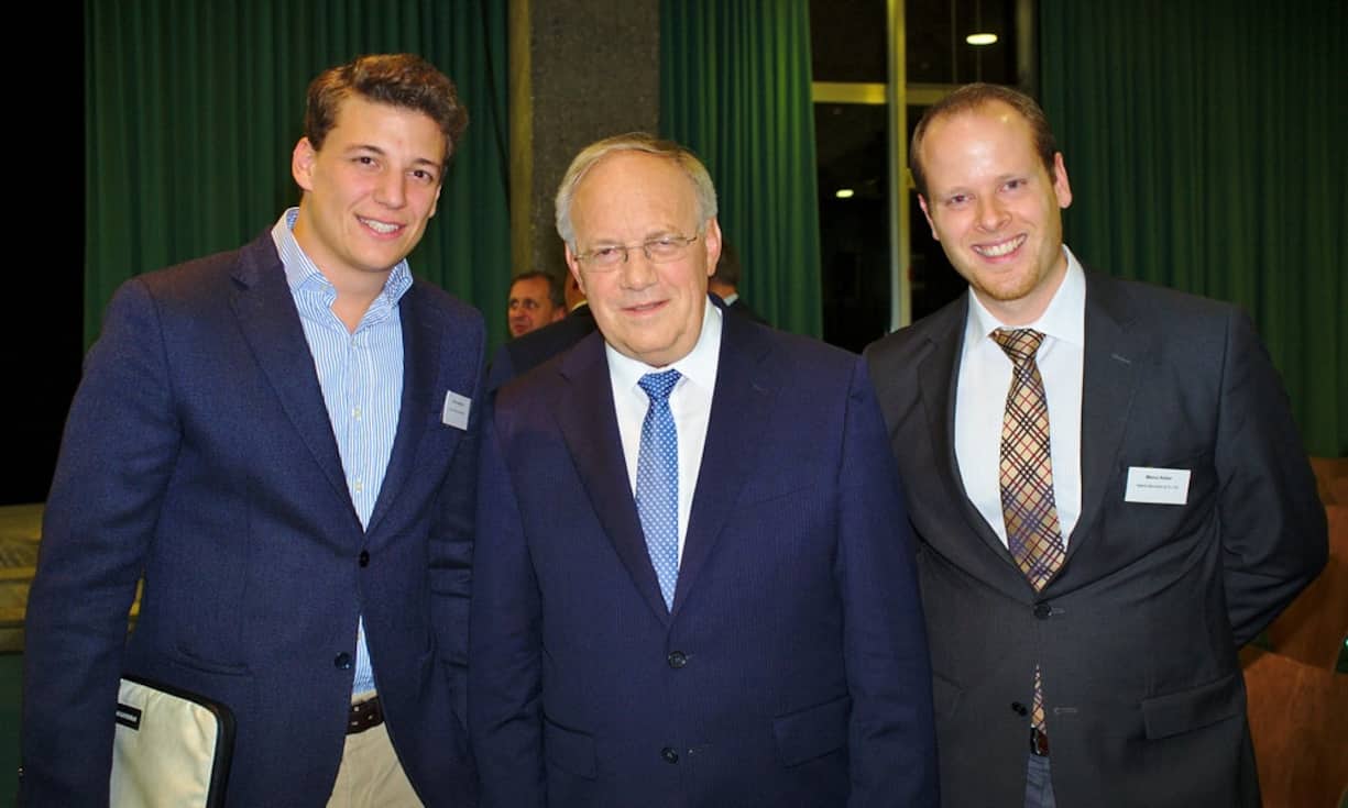 Carlo Schmid, liveyourdream.foundation;
Johann Niklaus Schneider-Ammann, Bundespräsident;
Marco Keller, Maerki Baumann & Co. AG