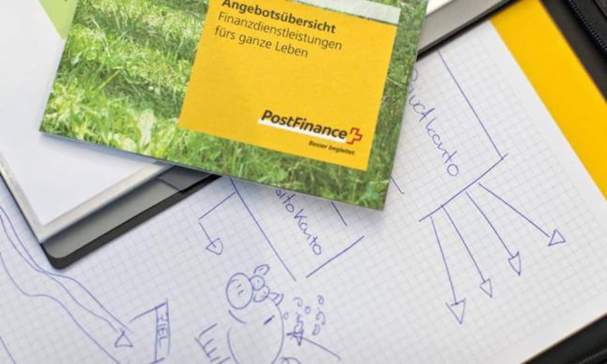 Der Vergleich von Privat- und Bankkonten bei Schweizer Banken durch Comparis: Wo machen Kunden Gewinn, wo zahlen sie drauf?
Postfinance*
Zinsen: 61 Franken
Spesen: 0 Franken
Total: +61 Franken
*Berechnungsgrundlage: Der Profilkunde hat durchschnittlich 10‘000 Franken auf seinem Privatkonto und 20‘000 Franken auf seinem Sparkonto. Es wurde berechnet, welche Zinsen und welche Gebühren beim jeweils günstigsten Angebot pro Bank und Jahr anfallen.