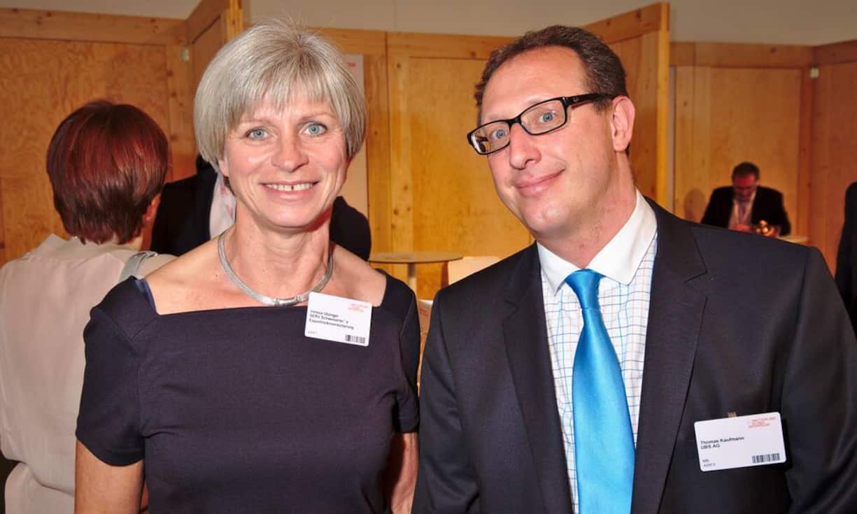 Verena Utzinger, Senior Relationship Manager, Schweizerische Exportrisikoversicherung;
Thomas Kaufmann, Director, UBS Switzerland AG