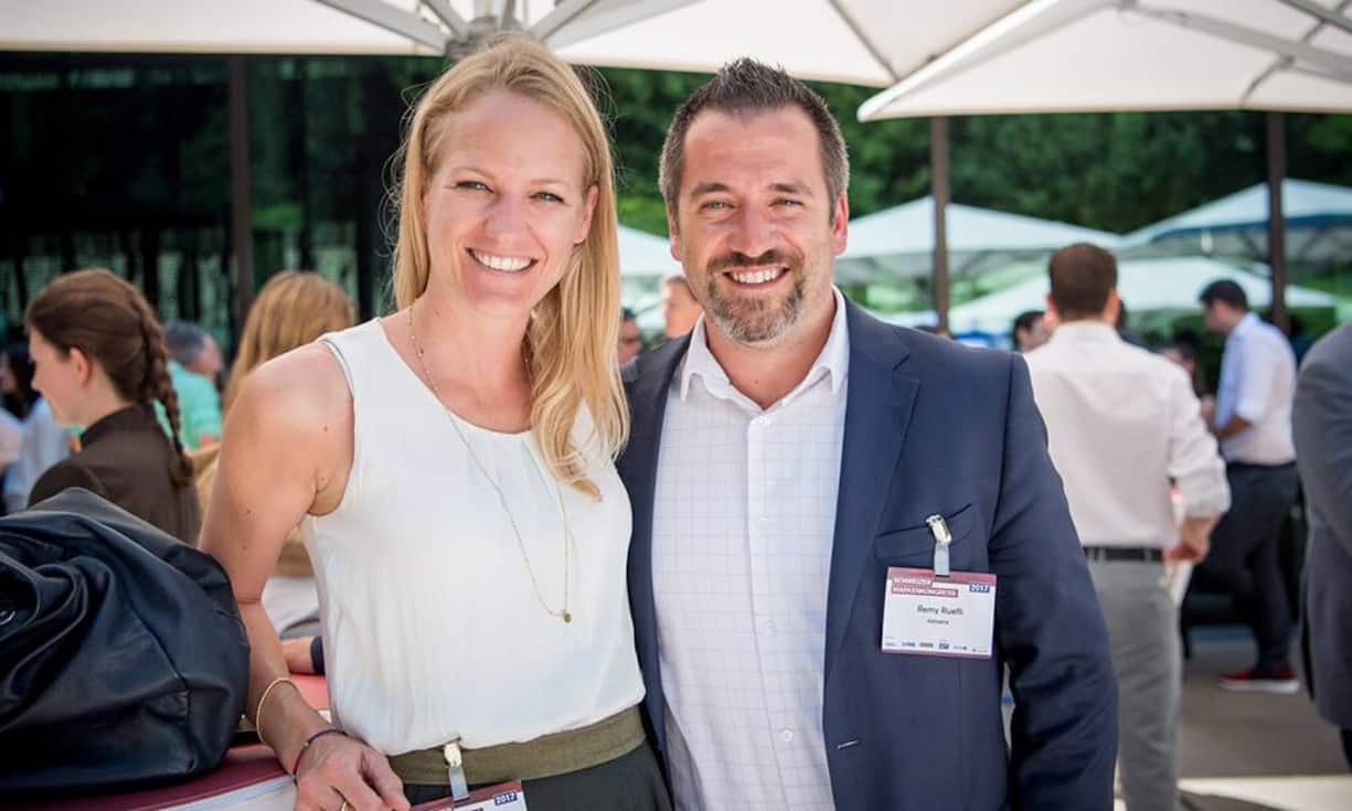 Selina Arnold, Head of Sales Sponsoring SRF, Admeira // Remy Ruefli, Head of Sales, Admeira