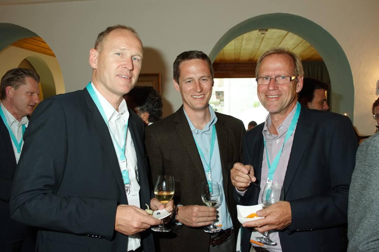 Stefan Scheiber, Leiter Division Food Processing, Bühler; Alex Morgan, Senior Manager Agriculture, Rainforest Alliance; Arthur Steiner, Board Member, Confiseur Läderach AG.