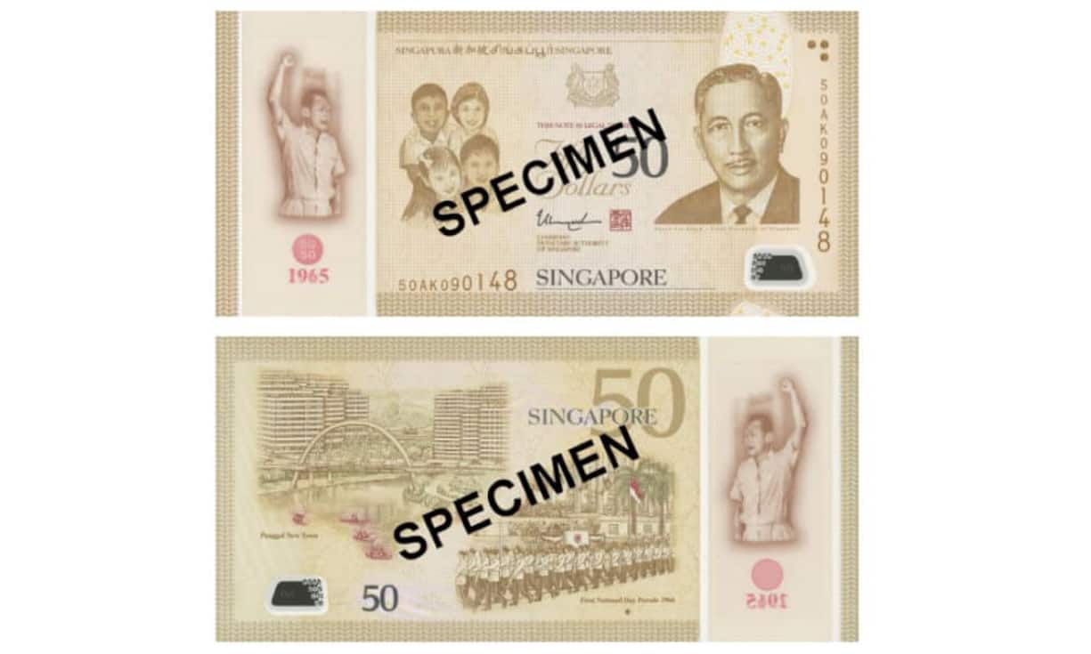 ... Singapurs 50-Dollar-Note, ...