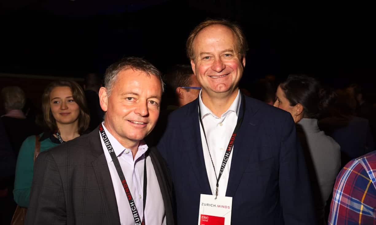 Thomas Sieber, Chairman, Salt;
Eric Tveter, CEO, upc cablecom (v.l.)