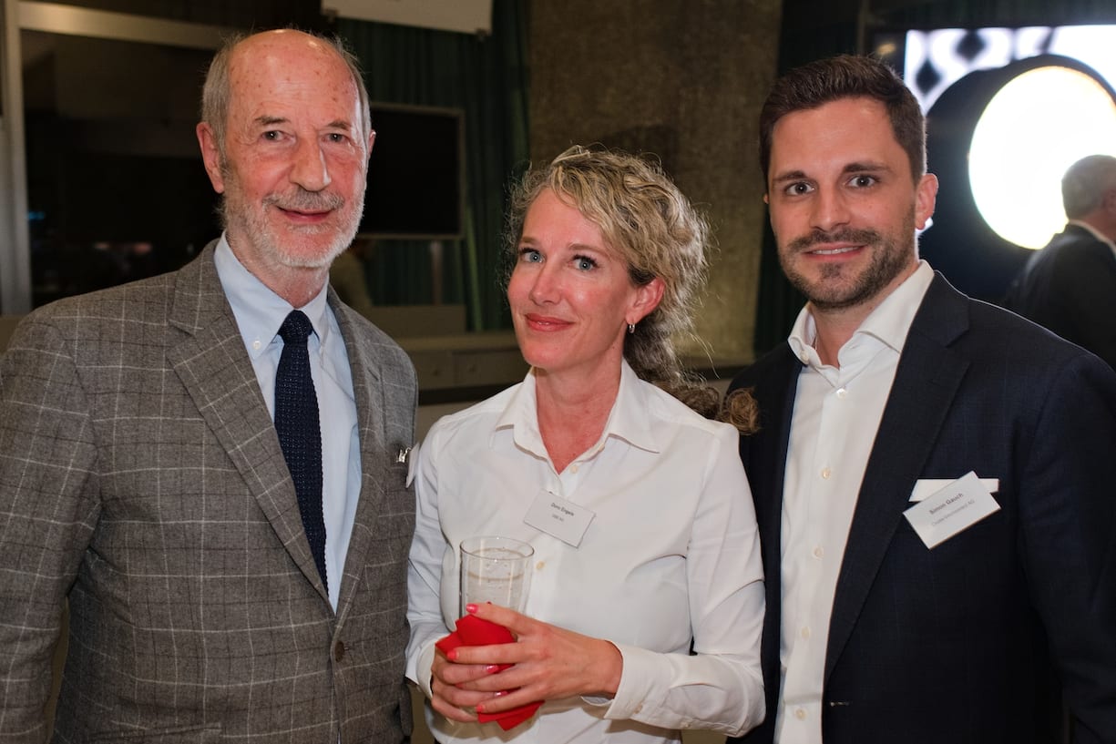 Jost Wirz, Ehrenpräsident Wirz Gruppe; Doro Engels, SBB AGSimon Gauch, Cruise-Interconnect AG