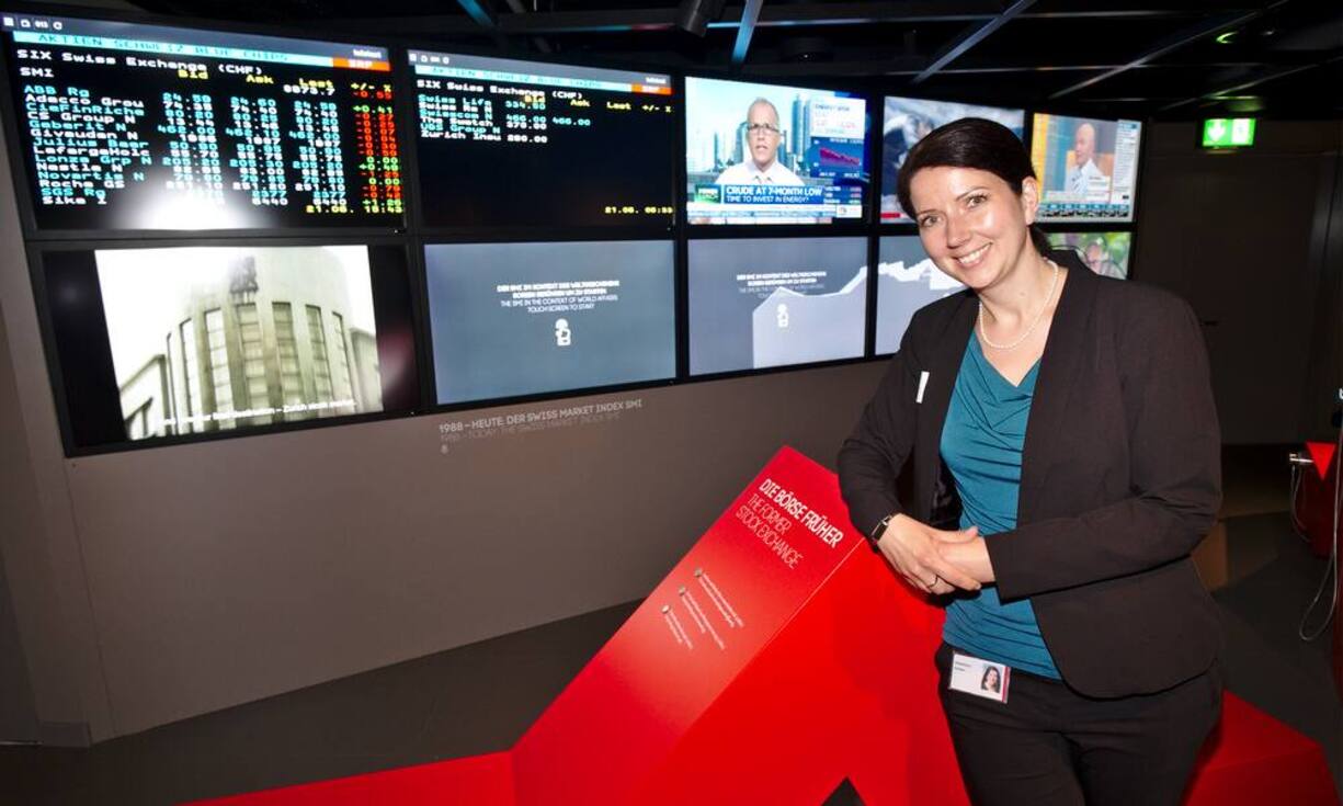 Im neuen Finanz Museum:
Andrea Weidmann, Leiterin, Schweizer Finanzmuseum