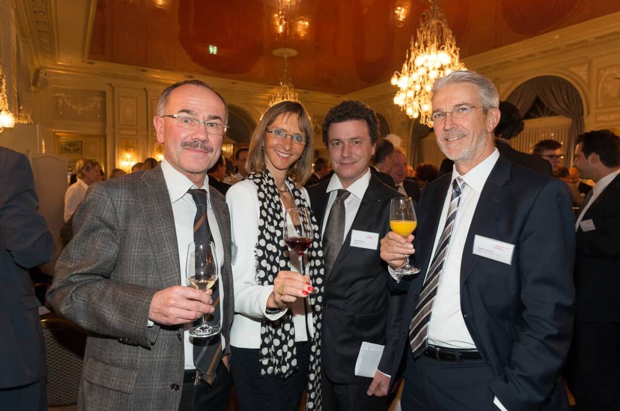 Rudolf Horber, SGV Schweizerischer Gewerbeverband; Sigrid Sutter, Swiss Label; Daniel Gürber, Bioterra Schweiz; Rafael Corazza, Wettbewerbskommission WEKO