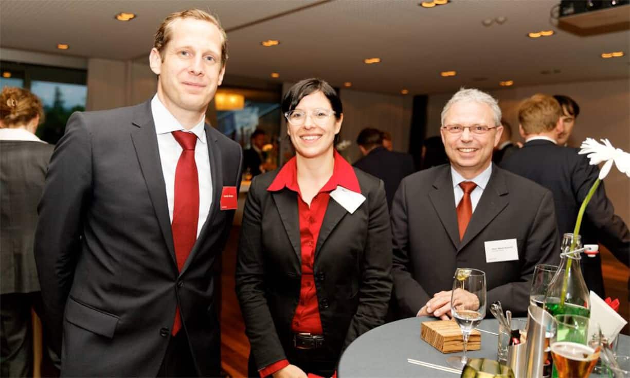 Cassidy Morgan, Kathrin Müller (Sika Schweiz AG) und Jean-Marie Schmid (Zehnder Grroup) v.l.n.r.