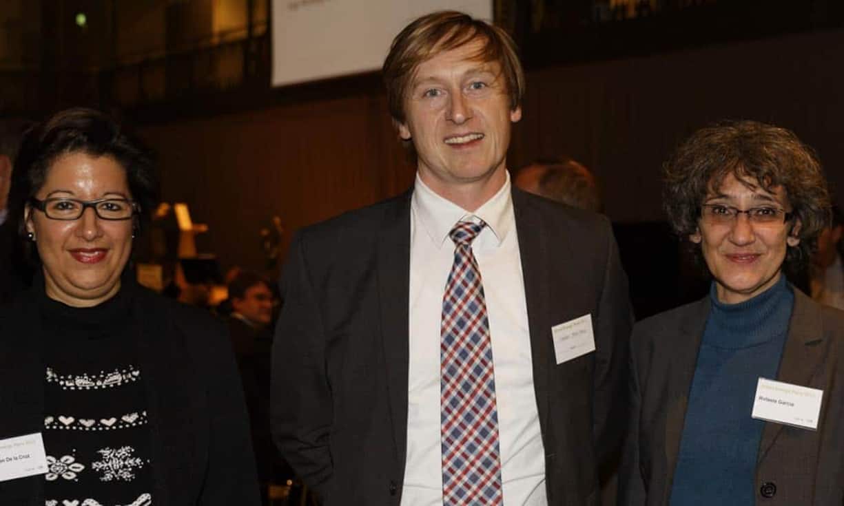 v.l.n.r. Carmen De la Cruz, Stefan Meierhans; Preisüberwacher, Rafaela Garcia