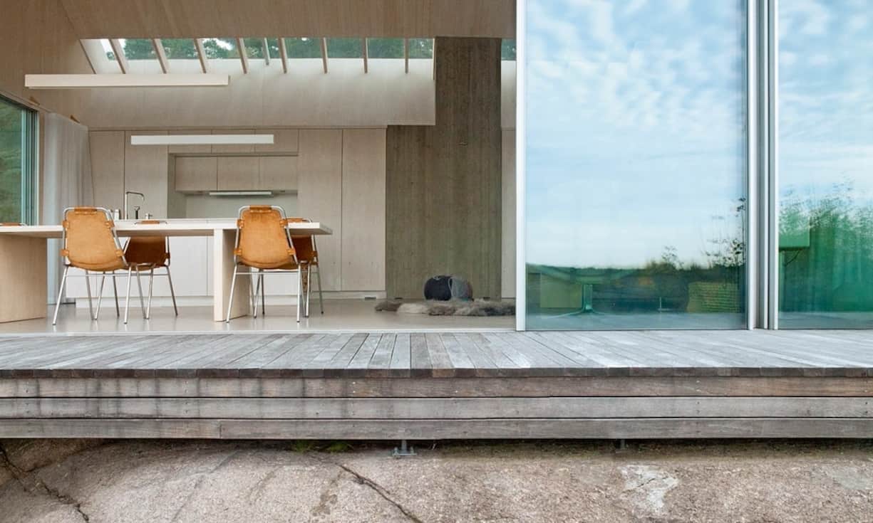 ... in einem Ferienhaus bei Oslo...