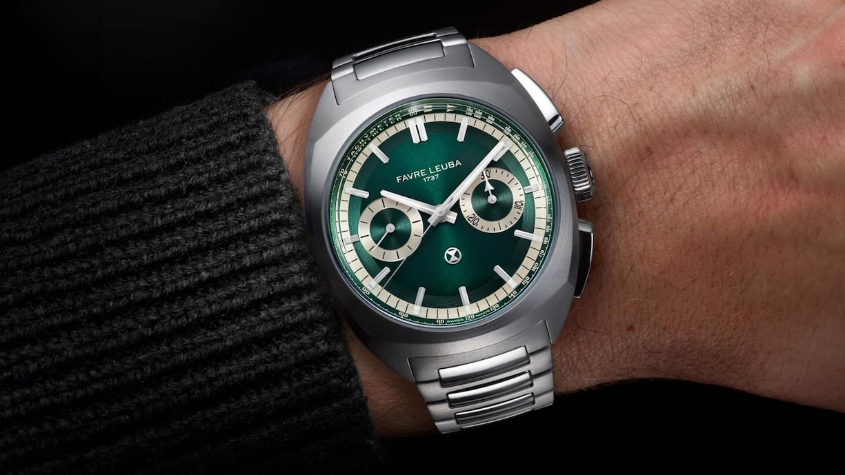 Favre Leuba erweitert seine Chief Chronograph-Kollektion um zwei auffällige neue Zifferblattfarben: British Racing Green und ...