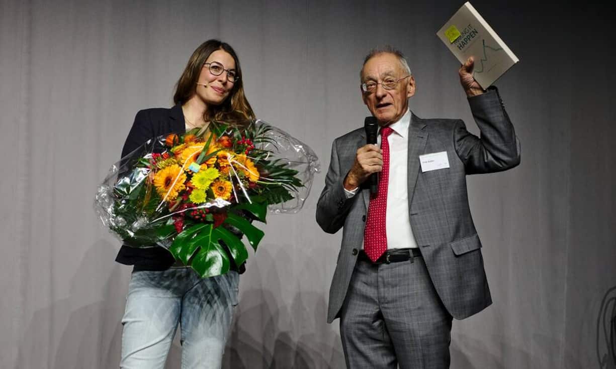 Dominique Gisin, Abfahrtsolympiasiegerin, Referentin;
Fritz Sutter, Organisator, smart energy party