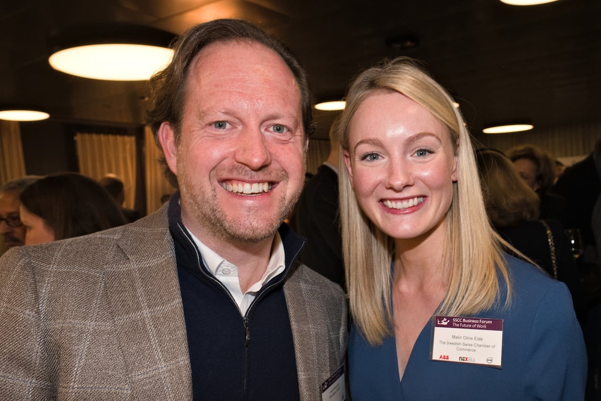 Arild Pockrandt, Blocklogic GmbH;Malin Oline Eide, SSCC Swedish Swiss Chamber of Commerce