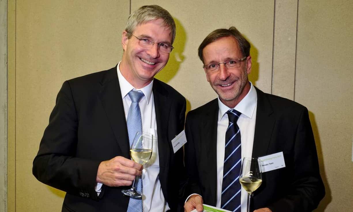 Ivo Schillig, Unternehmensleiter, Sankt Galler Stadtwerke;
Renato Tami, Geschäftsführer, Elcom