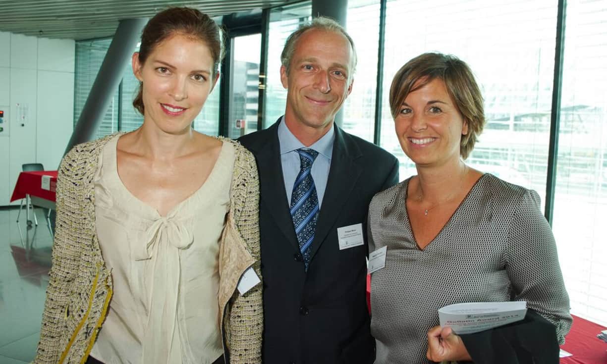 Anja Wyden Guelpa, Chancelière d'Etat, Staatskanzlei Genf; Philippe Meyer, Head of International Affairs, Chambre de Commerce, d'Industrie et des Services de Genève; Magali Dauwalder, Corporate Communications Leader Switzerland, Dupont de Nemours International