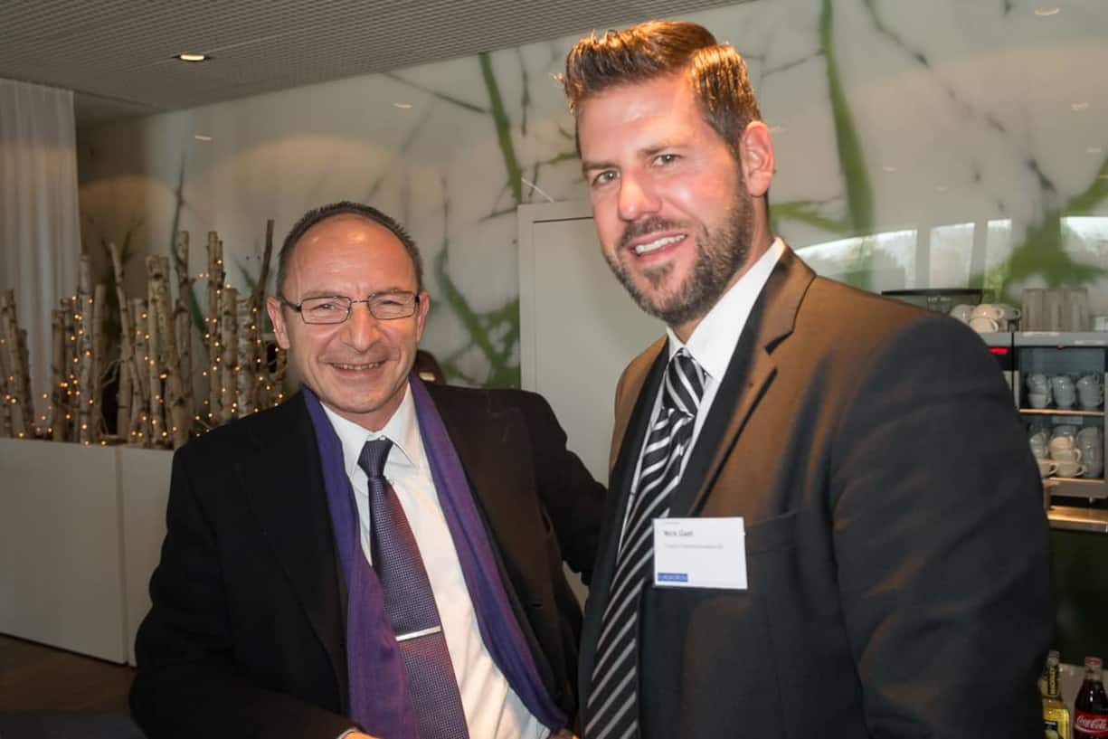 Andreas J. Wolf, Senior Manager, Sunrise Communications AG; Nick Gast, COO, Finecom Telecommunications AG