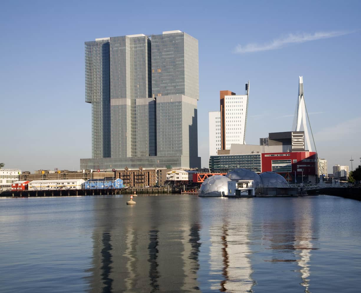 De Rotterdam building at Wilhelminapier, Rotterdam, Netherlands