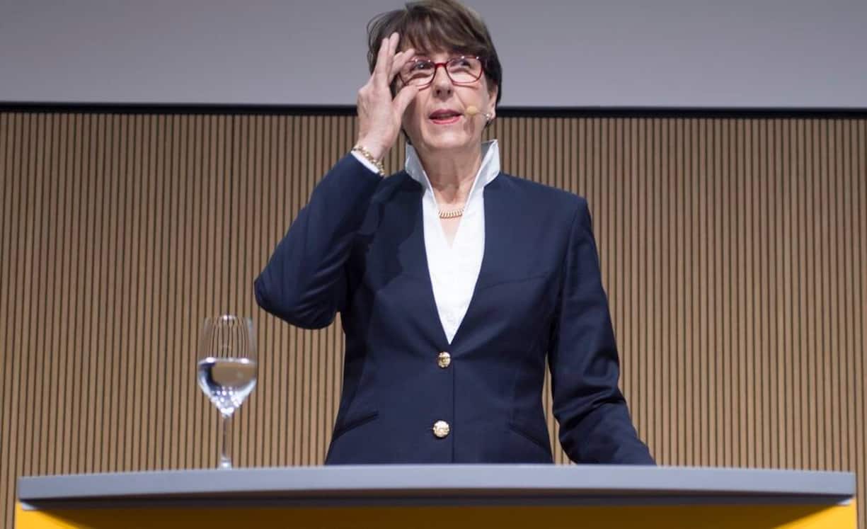Susanne Ruoff: Auch bei der Konzernchefin stieg der Bonus mit dem Ebit. Nur: Die Umbuchungen dürften hier keine Rolle gespielt haben.