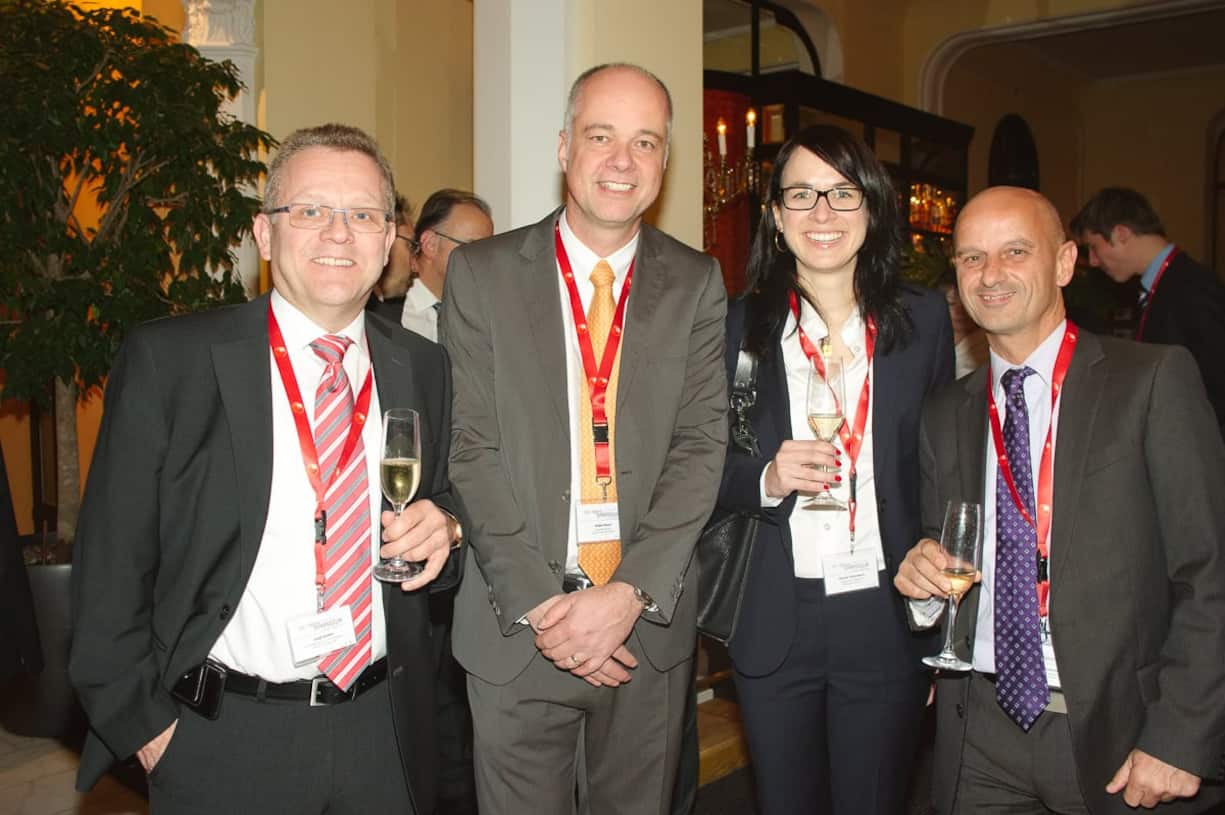 Joseph Greter, Geschäftsführer & VR-Präsident, Heinrich Kübler AG; Ralph Meyer, Geschäftsführer, solution+benefit GmbH; Sibylle Tellenbach, Mitglied der Direktion, Kessler & Co. AG; Edoardo Leusciatti, Mitglied der Geschäftsleitung, SRB Assekuranz Broker AG