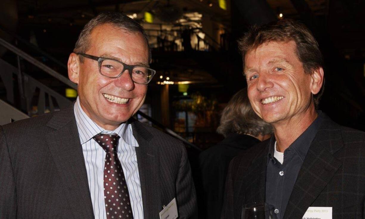v.l.n.r. Nationalrat Ruedi Noser, Patrik Hofstetter; bhp Baumanagement AG