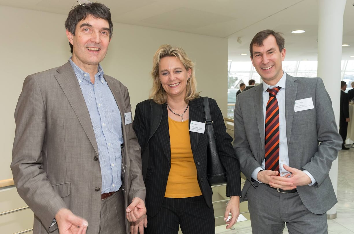 Christian Kobler, Forma Futura Invest AG; Stefanie Auge-Dickhut, Schweizerisches Institut für Finanzausbildung; Martin Rohner, Alternative Bank Schweiz AG