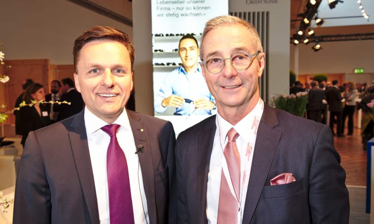 Andreas Gerber, Leiter KMU-Geschäfte, Credit Suisse AG;
Daniel Küng, CEO, S-GE