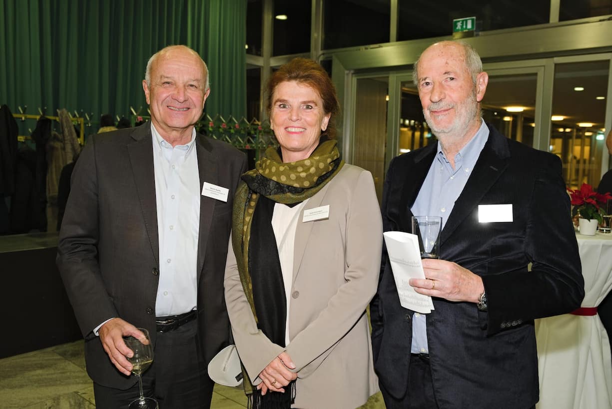 Martin Naville, Swiss-American Chamber of Commerce; Heike Birlenbach, Swiss International Air Lines AG; Jost Wirz, Wirz Partner Holding AG1