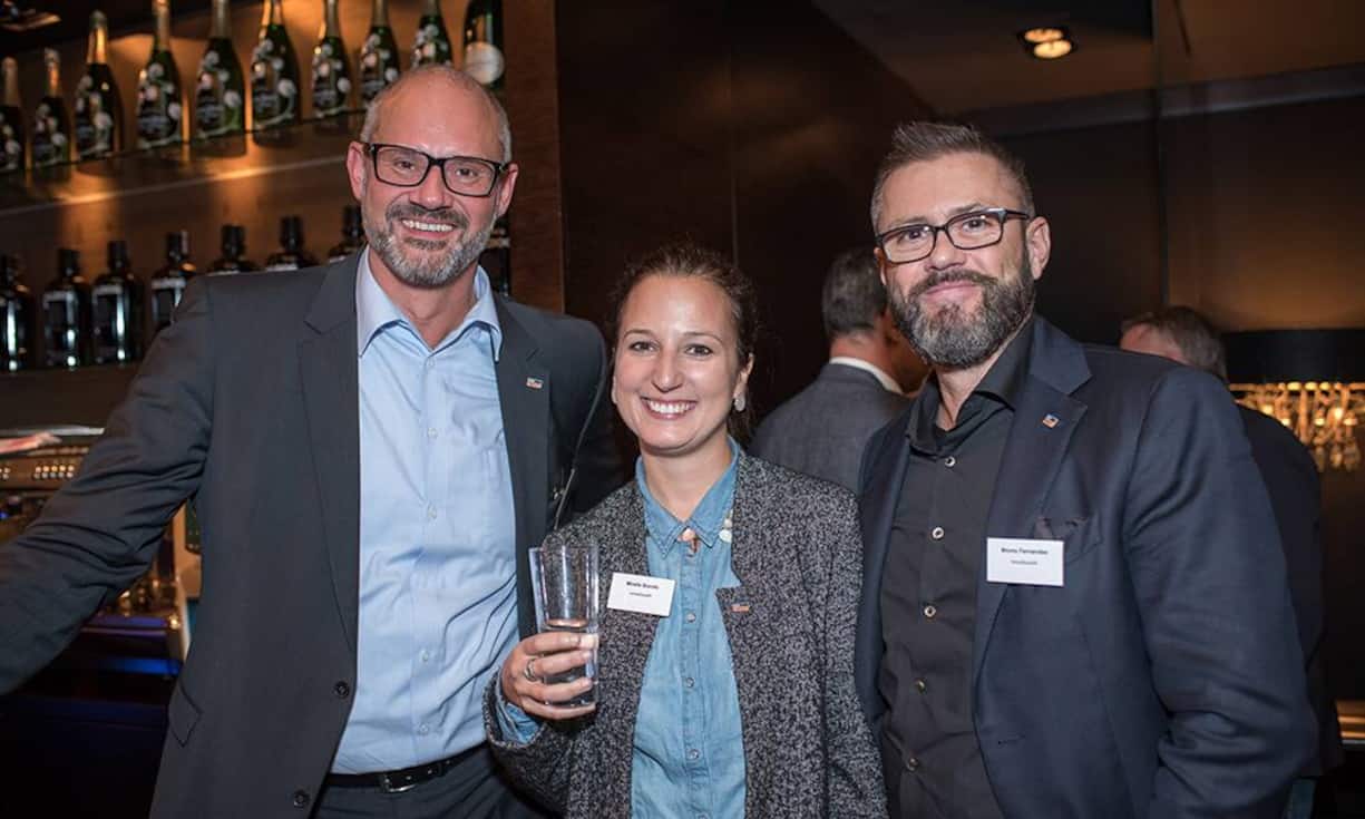 (v.l.) Werner Duttwiler,  Mirella Bucolo & Bruno Fernandez - ImmoScout24