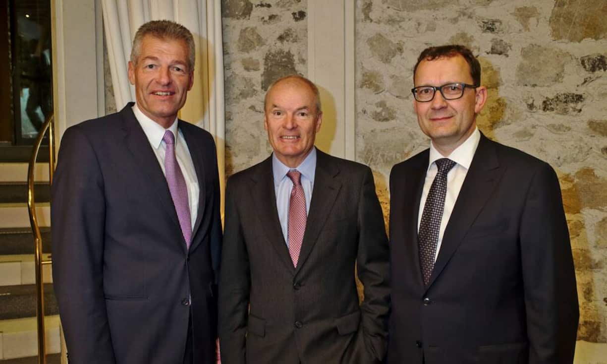 Heinz Karrer, President, economiesuisse ;
Peter Friedli, President, Friedli Corporate Finance;
Peter Meier, CEO, Kuoni Travel Holding Ltd.