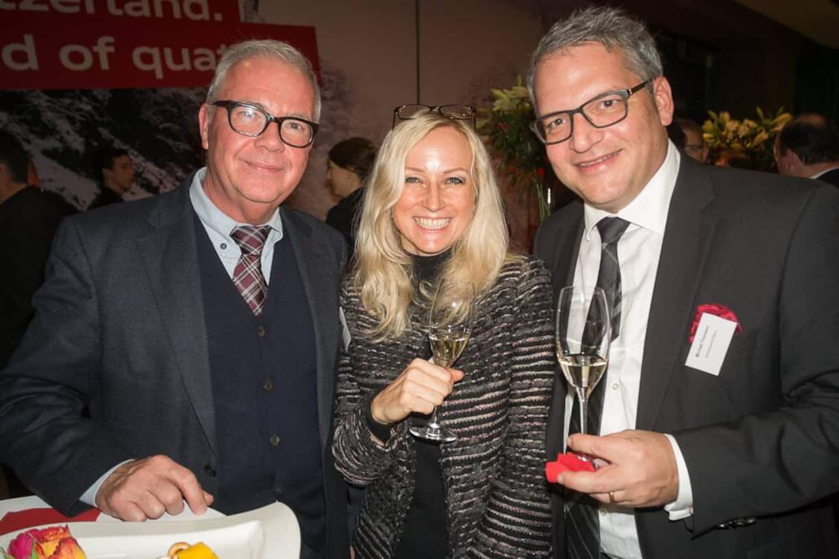 Silvano Spezia, Neue LGK Kommunikations AG; Sylke Steiner, Dr. Björn Johansson Associates AG; Michael Thomann, Schweizerhof Bern