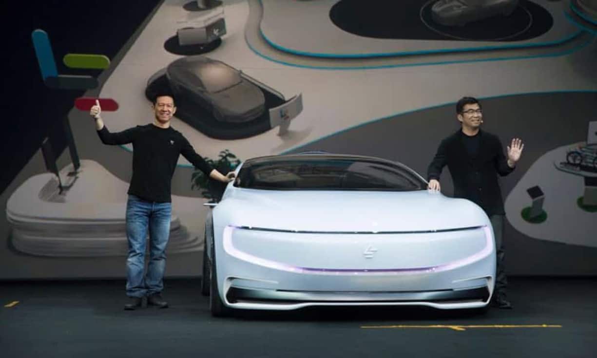 Bei der Präsentation eines Smartphones aus seinem Konzern liess er in bester Steve-Jobs-Manier plötzlich ein Elektroauto auf die Bühne rollen: den LeSee – das steht für Super Electronic Ecosystem.