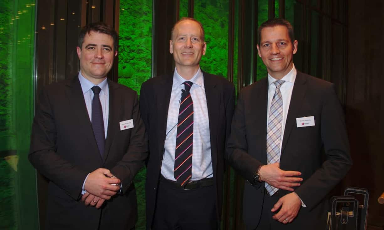 Alexandre Sauterel, Head of Sales, FIL Investment Switzerland AG;M
Nick Price, Fidelity, London;
Markus Ursprung, Head of Marketing & Communication, FIL Investment Switzerland AG