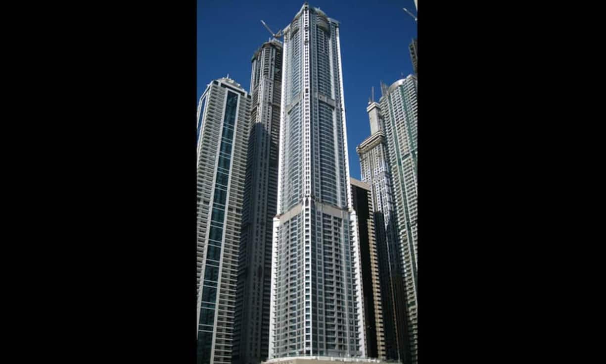 Rang 4 - The Torch, Dubai: Das Gebäude umfasst 79 Geschosse, 676 Wohnapartments und besitzt eine Höhe von 336,8 Meter. (Bild: Michael Merola)