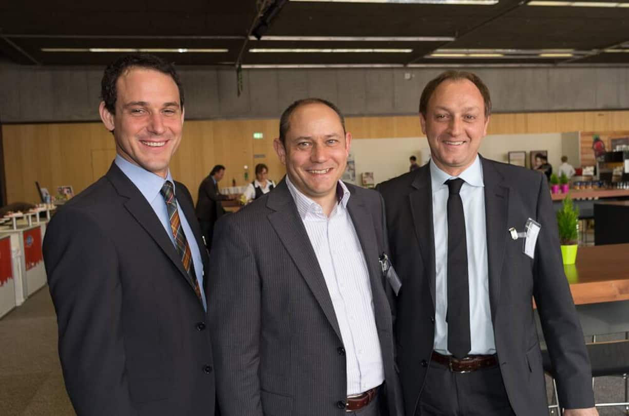 Christoph Birchler, Barilla Switzerland AG; Christof Lehmann, KADI AG; Remo Barile, Barilla Switzerland AG