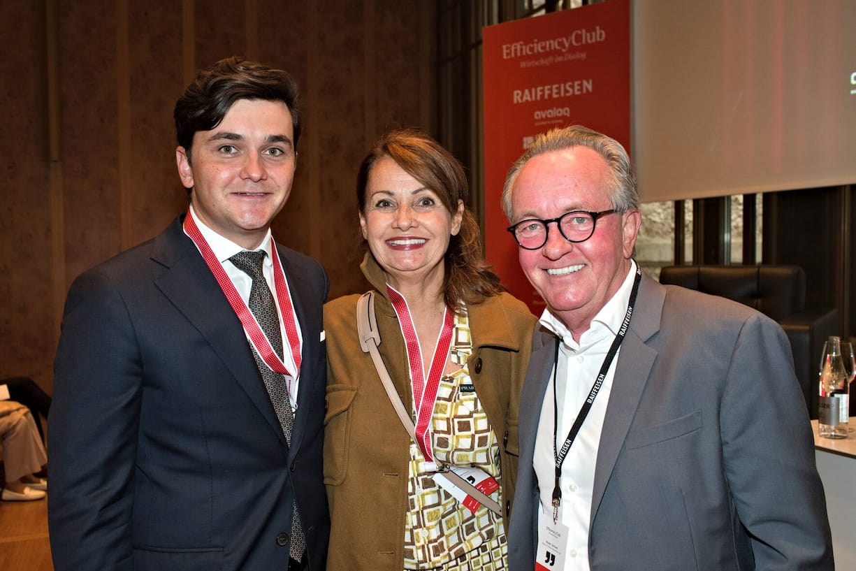 Familienbild:Claudio Walde, EY;Marianne Walde, Walde & Partner Immobilien AG;Gerhard Walde, Walde & Partner Immobilien AG