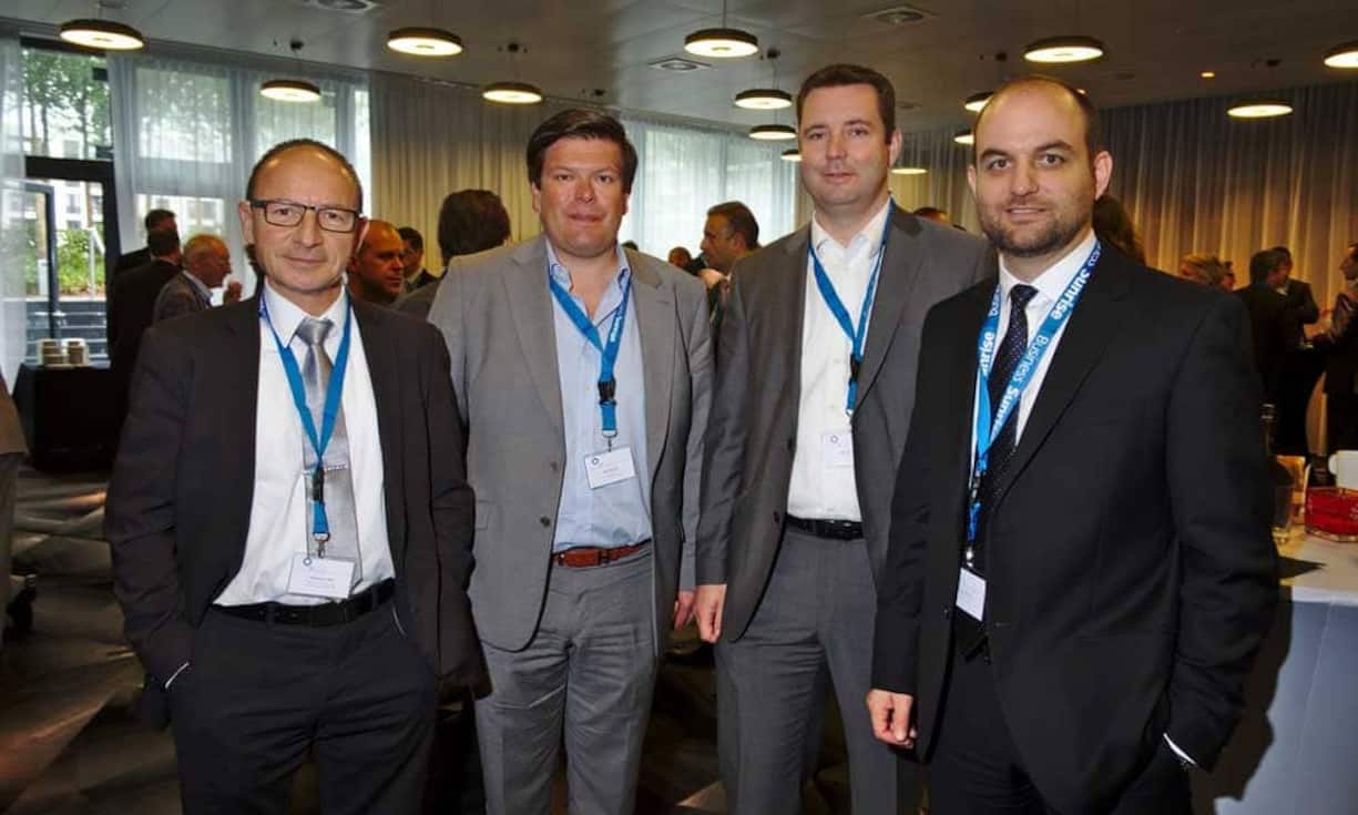 Andreas J. Wolf, Director Strategic Accounts, Sunrise Communications AG;
Nils Hollweg, Manager, Sunrise Communications AG;
Beat Steinmann, CCC Credit Card Center AG;
Konrad Zöschg, Flughafen Zürich AG