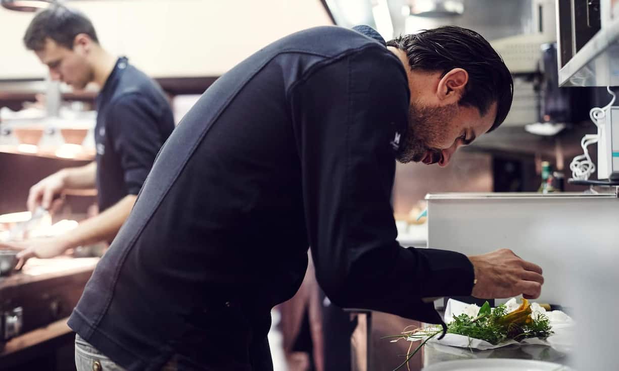 Andreas Caminada in der Küche