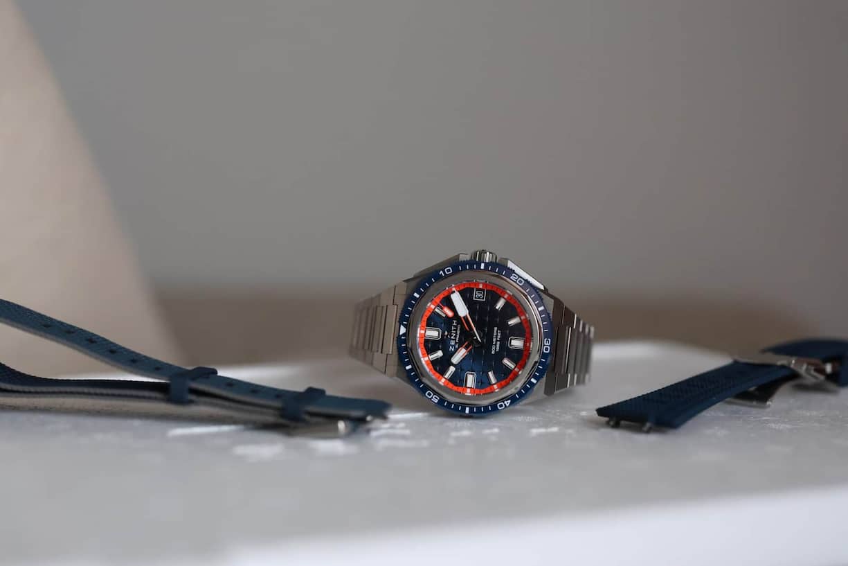 An der Watches and Wonders 2024 erstmals aufgetaucht: die kantige Defy Extreme Diver von Zenith mit Keramiklünette.