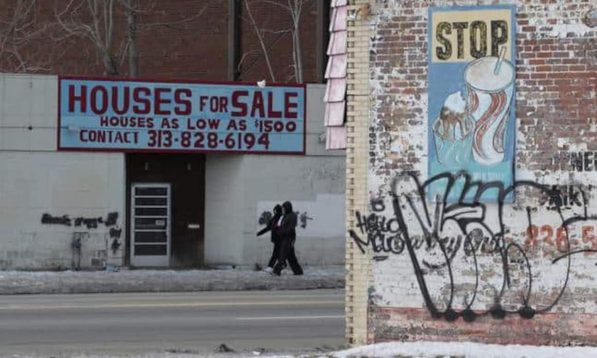 6. Detroit85 von 100 Punkten (-5.7 zu 2010)Die US-Stadt Detroit in Michigan kämpft mit einem Rückgang der Industrie (besonders der Autoindustrie) sowie einer starken Abwanderung der Bevölkerung.