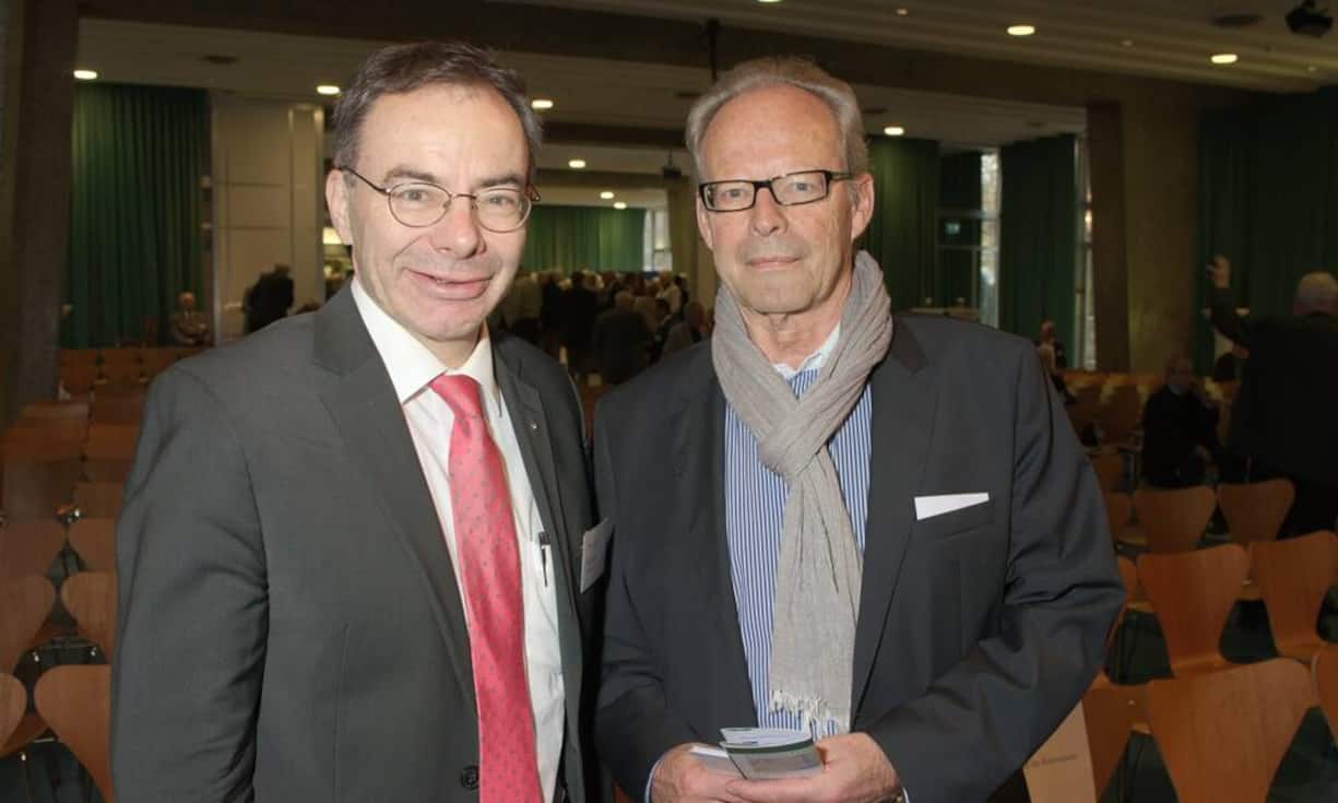 Thomas Bieger, Rektor HSG; Peter Gross, Soziologe, Referent