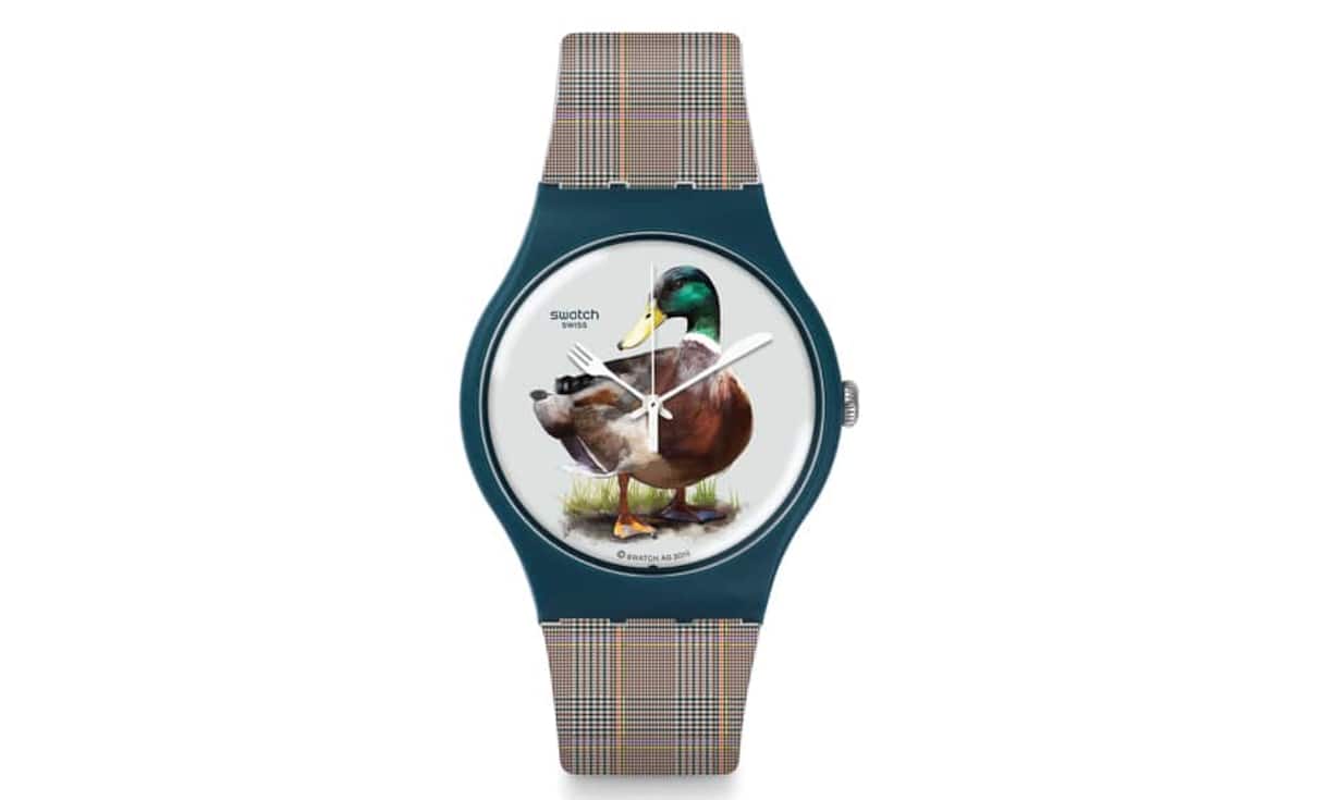 Bei der Duck Issime hat das Zifferblatt ein Zeigerset im Messer- und Gabel-Look.