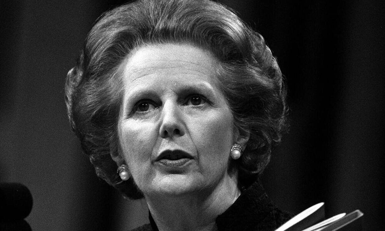 ... schneidet die Eiserne Lady ab: Die ehemalige britische Premierministerin Margaret Thatcher (1925 - 2013) liegt auf Rang 7.