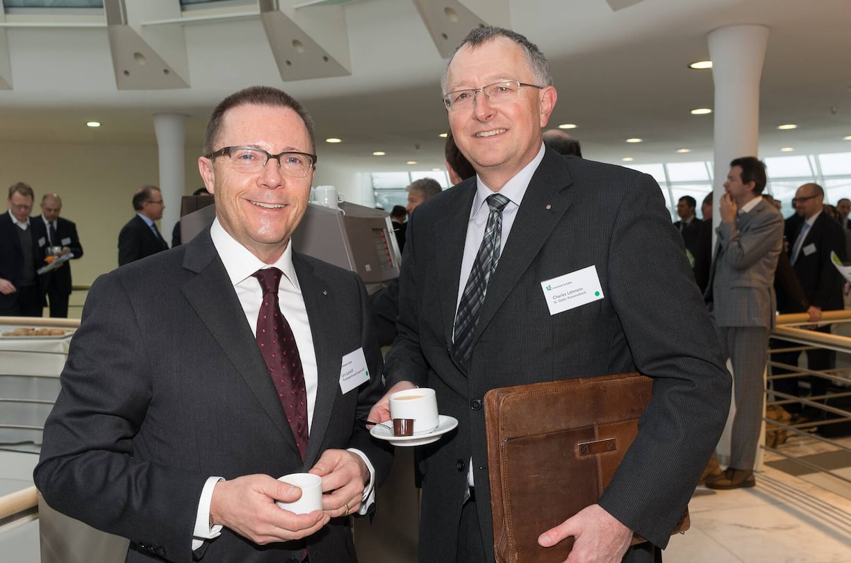 Urs Landolf, PricewaterhouseCoopers AG; Charles Lehmann, St. Galler Kantonalbank