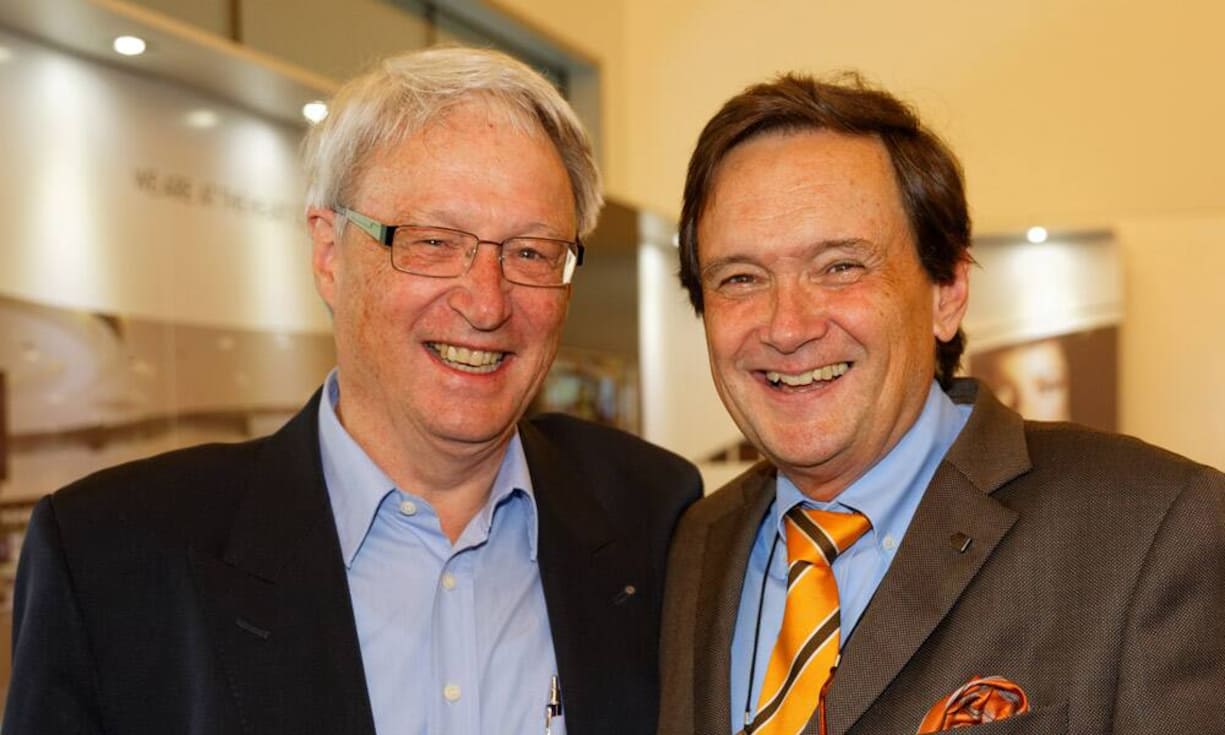 v.l.n.r. François Frochaux; HLF Aviation, André Auer; ehemalige Chef des Bundesamts für Zivilluftfahrt (BAZL).