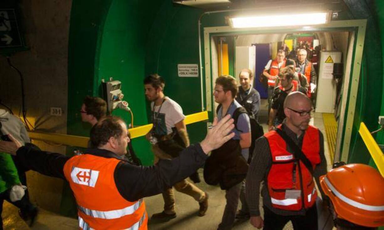 ... mittels Übungen auch die Sicherheitskonzepte.SBB/Glan Valti