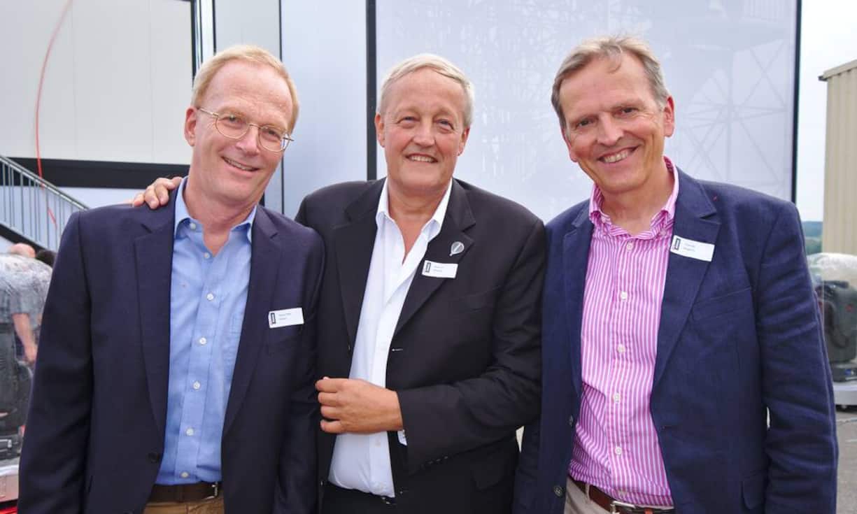 Hans-Peter Diener, VRP, Nüssli Gruppe;
Martin A. Messner, CEO & Vice Chairman, Nüssli Gruppe;
Thomas Angehrn, VR, Nüssli Gruppe (Bildbeschrieb v.l.n.r.)