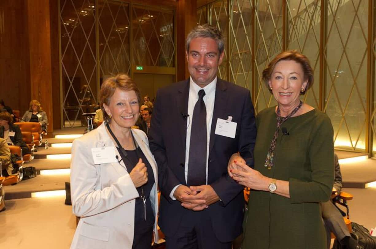 Regula Ruetz, Präsidentin pr suisse; Hans Klaus, KLAUS-METZLER-ECKMANN; Beatrice Tschanz, Kommunikationsberaterin