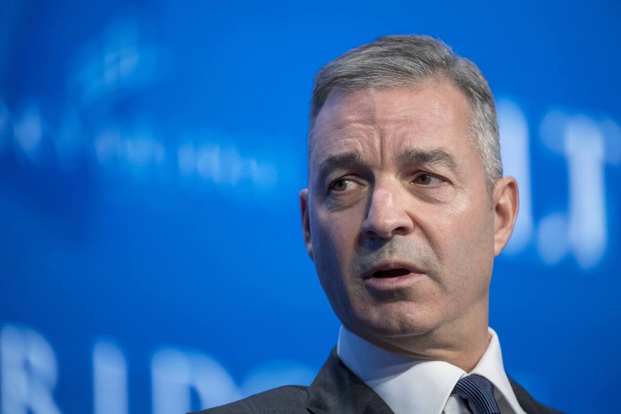 Daniel Loeb, chief executive officer of Third Point LLC, speaks during the Skybridge Alternatives (SALT) conference in Las Vegas, Nevada, U.S., on Thursday, May 18, 2017. The SALT Conference facilitates balanced discussions and debates on macro-economic trends, geo-political events and alternative investment opportunities for the year ahead. Photographer: David Paul Morris/Bloomberg