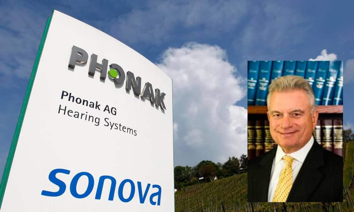 Als VR musste Hess auch Sonova wegen mangelhafter Hörgeräte gegen eine Sammelklage verteidigen; Gegenspieler war damals Paul Schachter von Schachter, Hendy & Johnson. Mit seinen Erfahrungen bei ABB und Shell bekam Hess die Klage schnell vom Tisch. Bilder: Keystone/PR