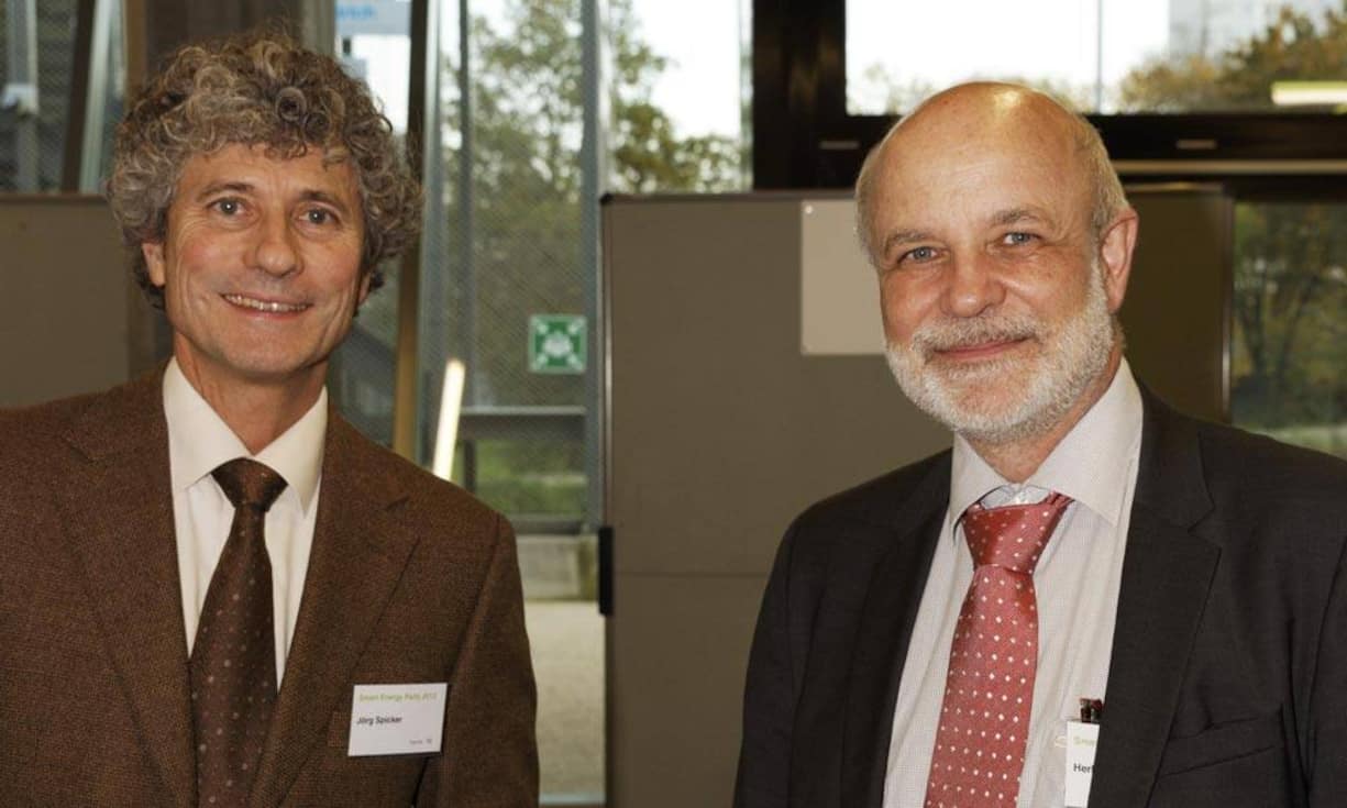 v.l.n.r. Dr. Jörg Spicker; Vorstand der Alpiq Energie Deutschland AG, Dr. Herbert Wanner; Cisco Systems (Switzerland) GmbH